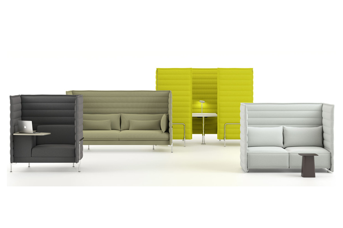 办公沙发|布面沙发|办公家具|华体（中国）家具|alcove 高背沙发