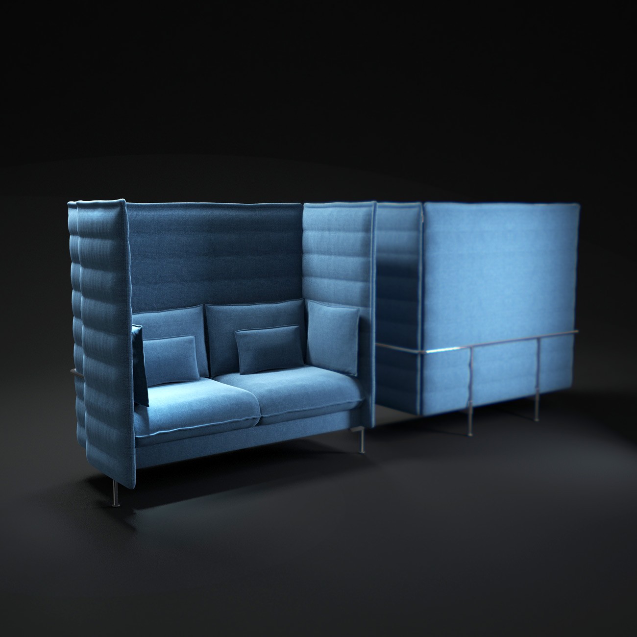 办公沙发|布面沙发|办公家具|华体（中国）家具|alcove 高背沙发