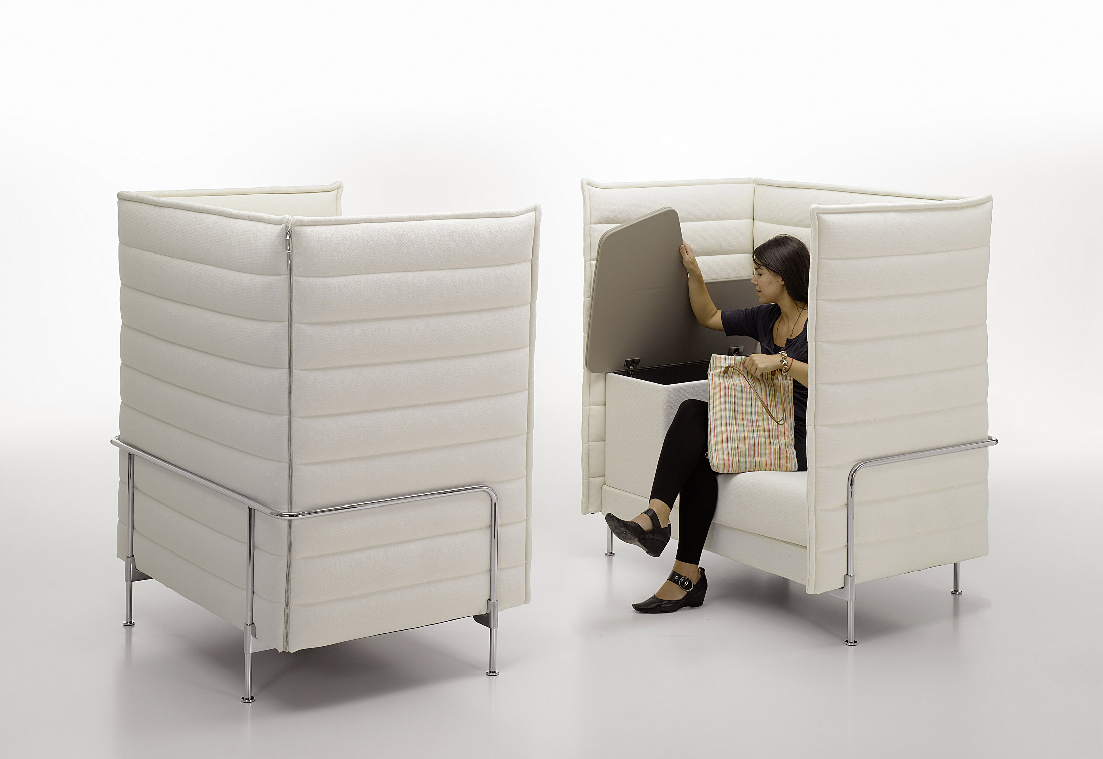 会议台|静音舱/洽谈屋|办公家具|华体（中国）家具|Alcove 卡位沙发