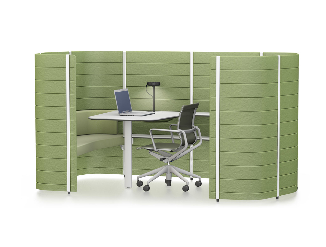 [会议台|静音舱/洽谈屋|办公家具|华体（中国）家具|Workbays Focus 1]