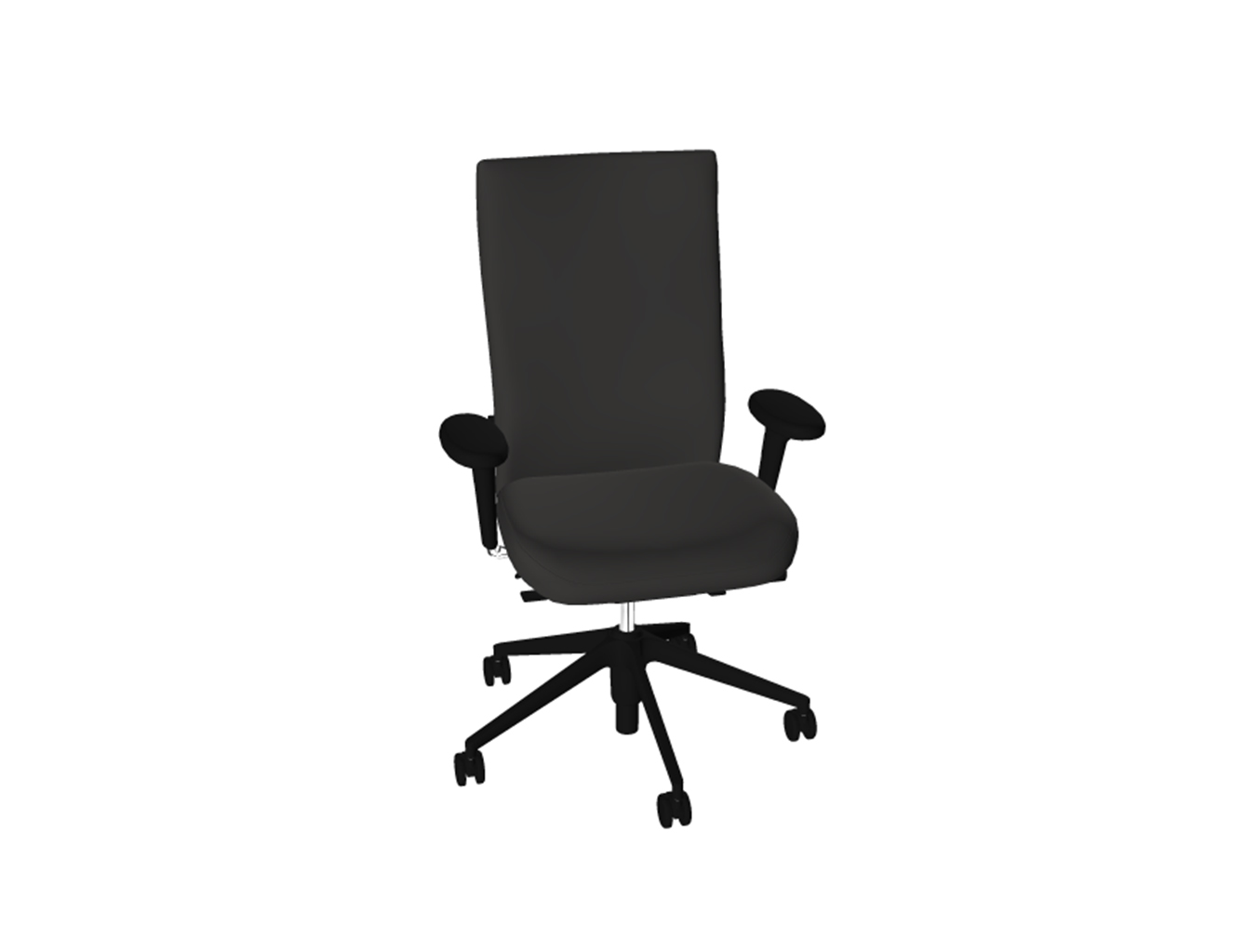 办公椅|现代真皮中班椅|办公家具|华体（中国）家具|ID Soft 大班椅