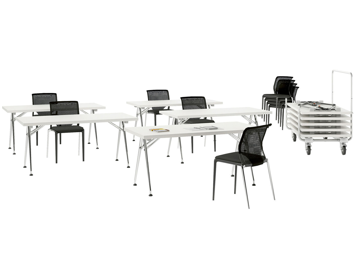 [会议台|会议条桌|办公家具|华体（中国）家具|Click 折叠会议条桌]