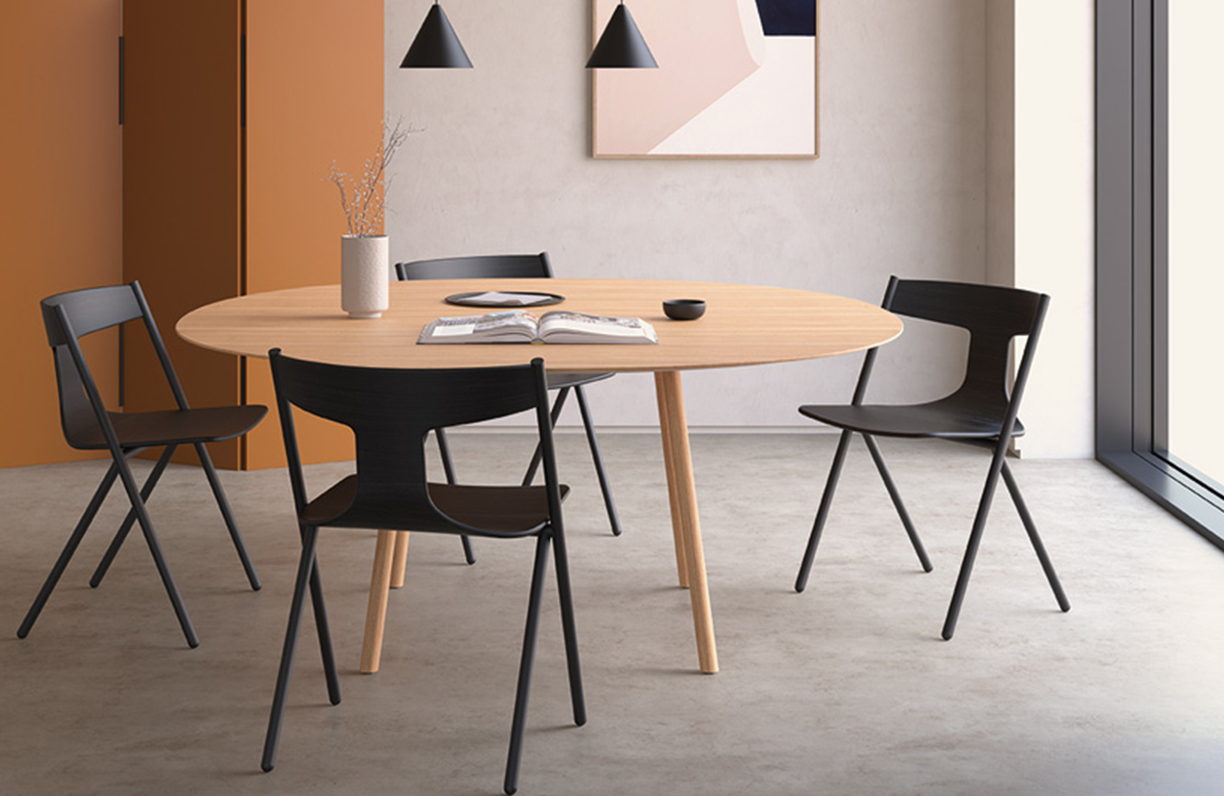 培训家具|布面培训椅|办公家具|华体（中国）家具|QUADRA餐椅/洽谈椅