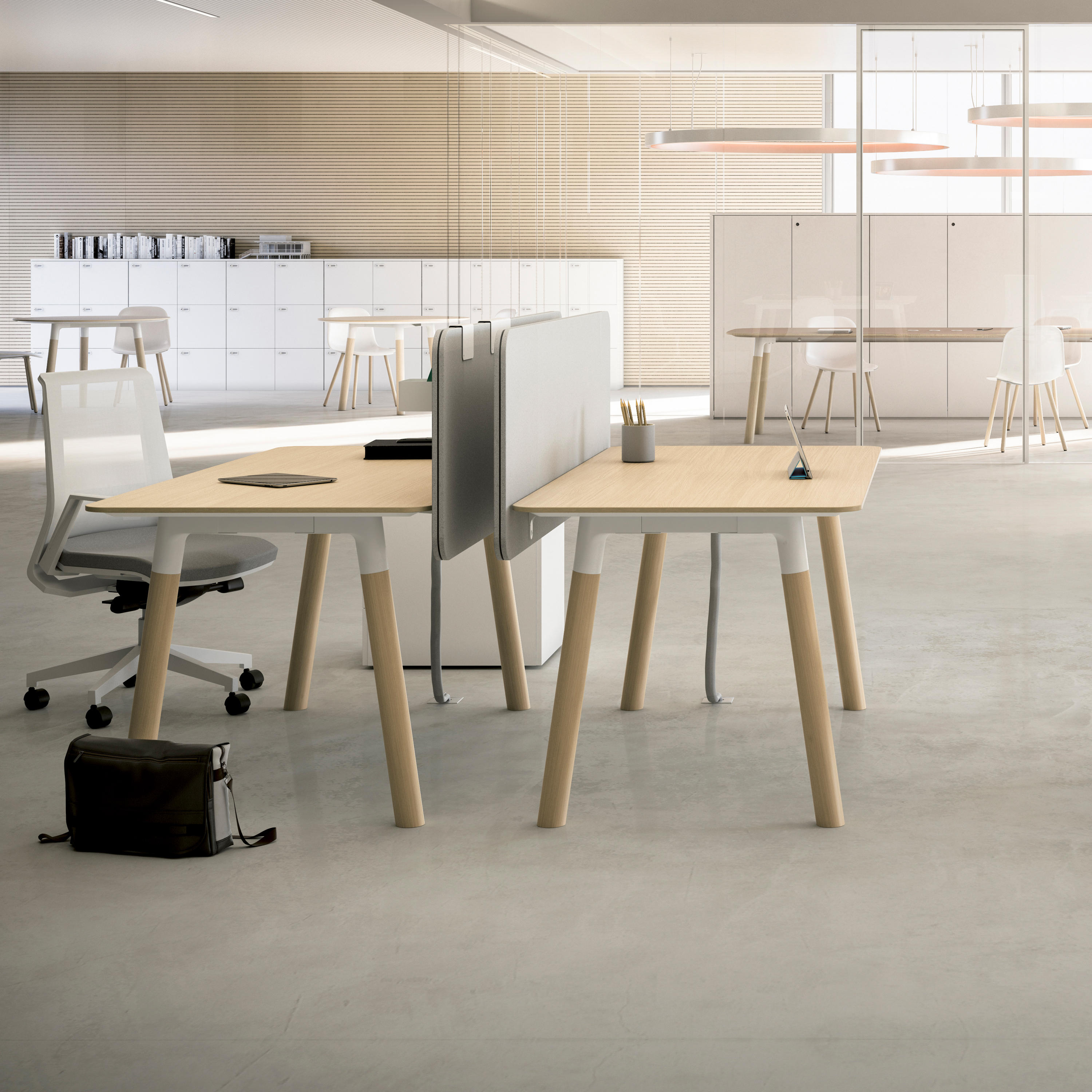 办公屏风|办公屏风系统|办公家具|华体（中国）家具|WOODS 办公桌组合系统