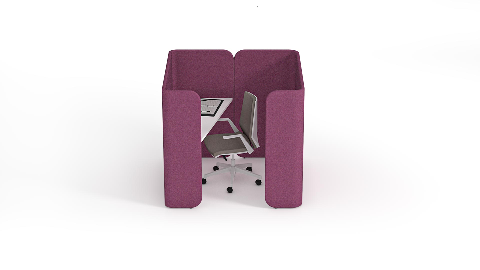 办公屏风|屏风工作站|办公家具|华体（中国）家具|Hug Modular Pods 工作卡位