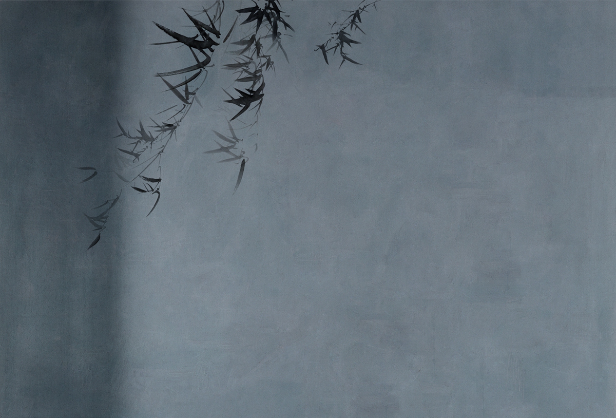 [华体app网页版 - 附件|装饰画/墙饰|办公家具|华体（中国）家具|墨竹-原创定制壁画]