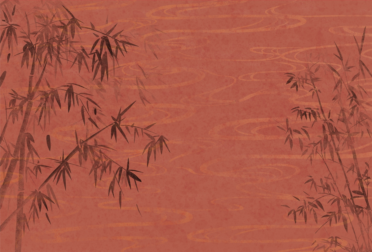 华体app网页版 - 附件|装饰画/墙饰|办公家具|华体（中国）家具|凤竹-原创定制壁画