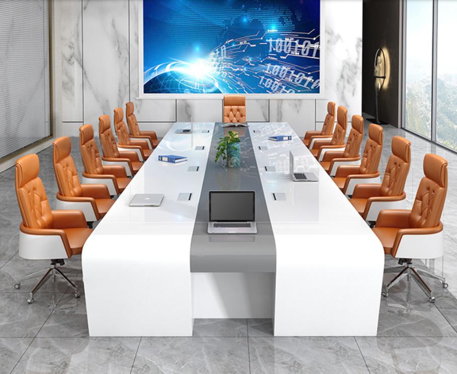 会议台|烤漆会议台|办公家具|华体（中国）家具|实木烤漆会议台