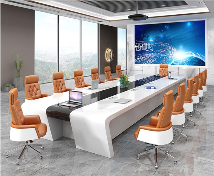 会议台|烤漆会议台|办公家具|华体（中国）家具|实木烤漆会议台