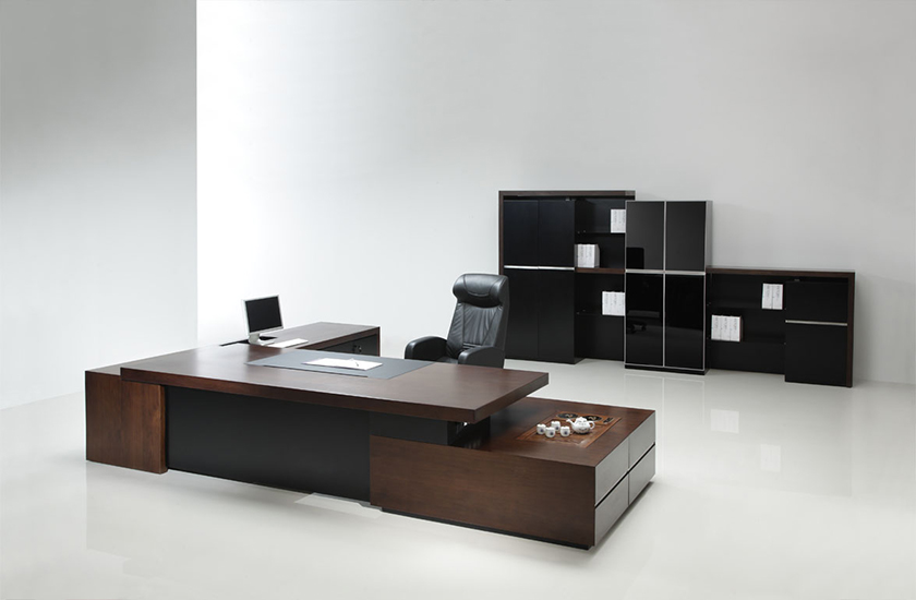 [办公台|经典大班台|办公家具|华体（中国）家具|品茗]