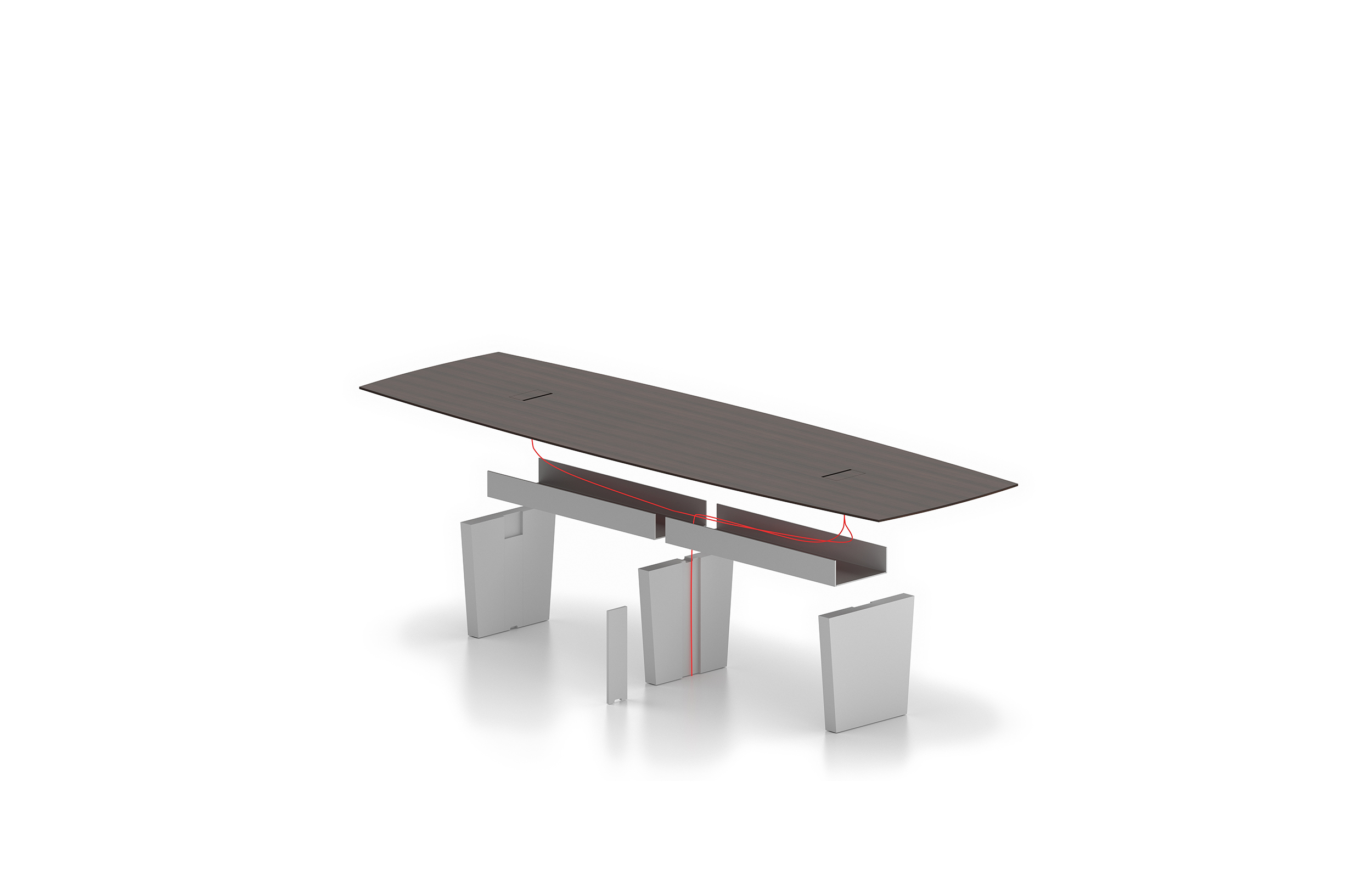会议台|实木会议台|办公家具|华体（中国）家具|SCALE-MEDIA 会议台