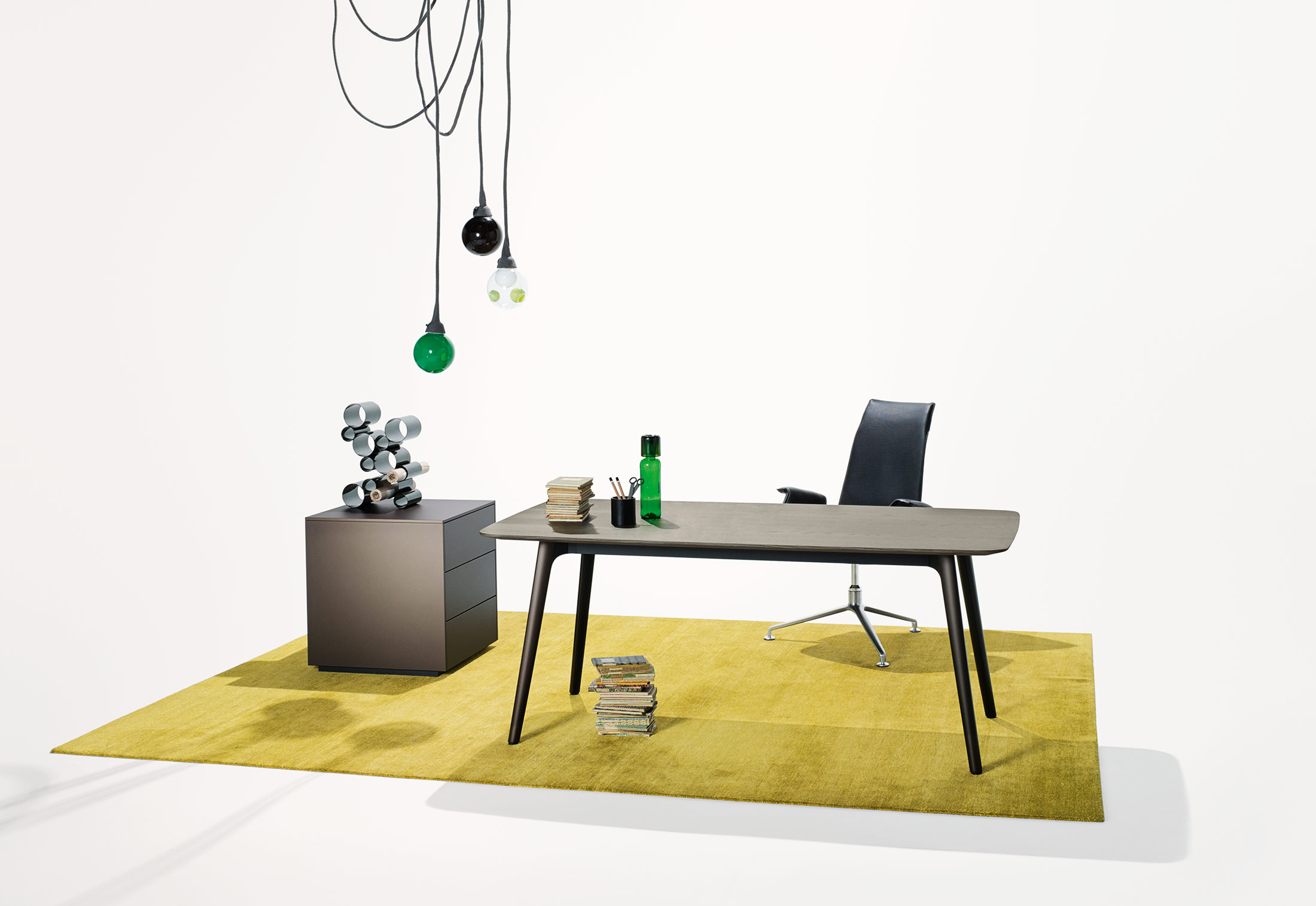 办公台|时尚大班台|办公家具|华体（中国）家具|KEYPIECE COMMUNICATION DESK.大班台