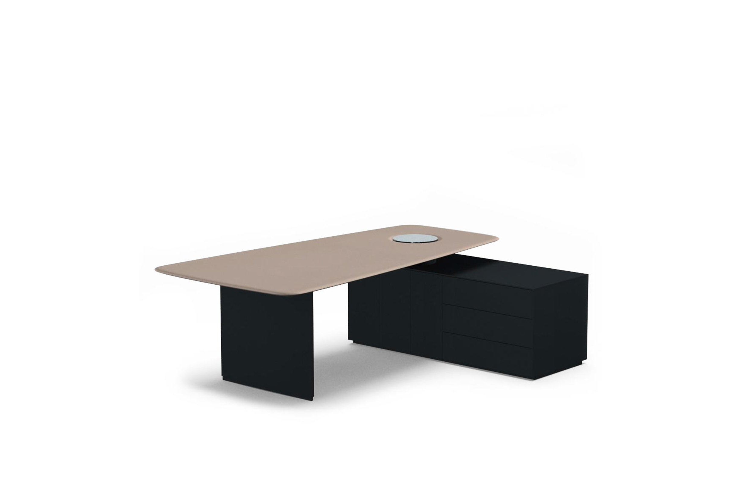 办公台|时尚大班台|办公家具|华体（中国）家具|KEYPIECE COMMUNICATION DESK.大班台
