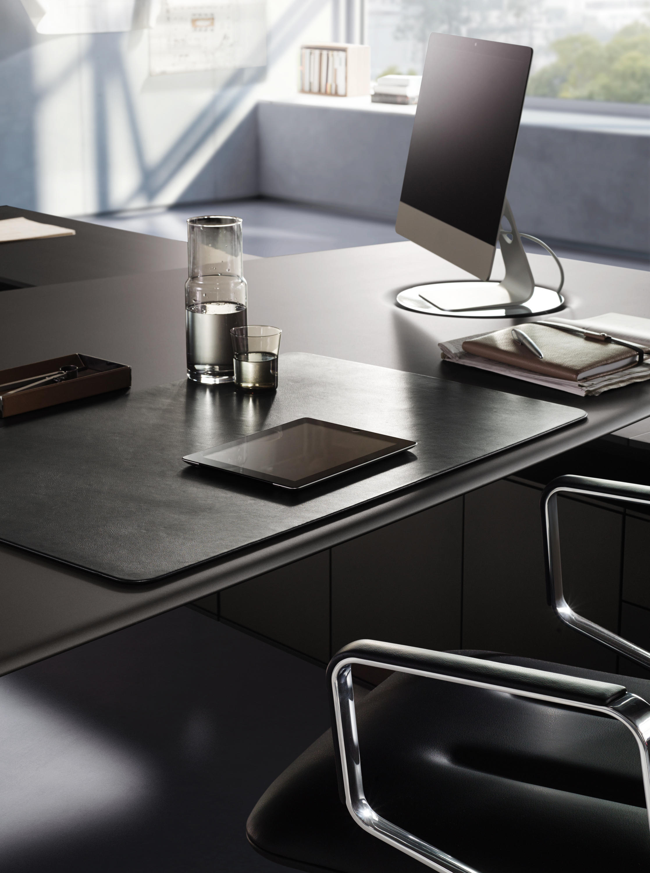 办公台|时尚大班台|办公家具|华体（中国）家具|KEYPIECE COMMUNICATION DESK.大班台