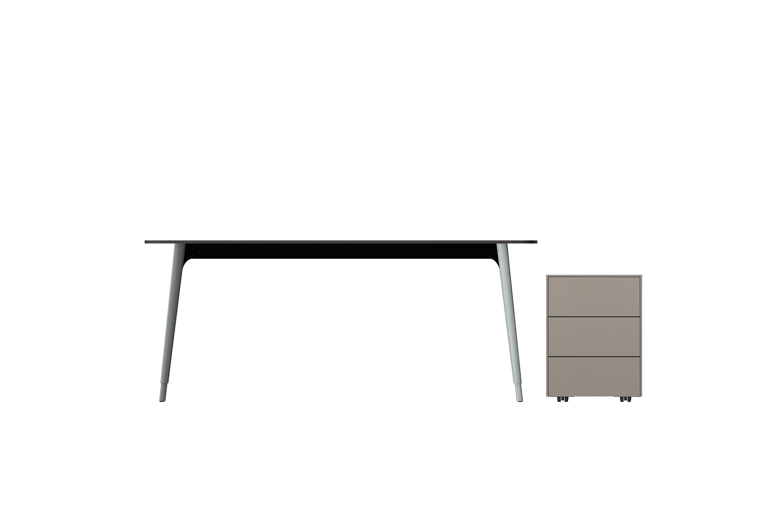 办公台|时尚中班台|办公家具|华体（中国）家具|KEYPIECE MANAGEMENT DESK.独立班台