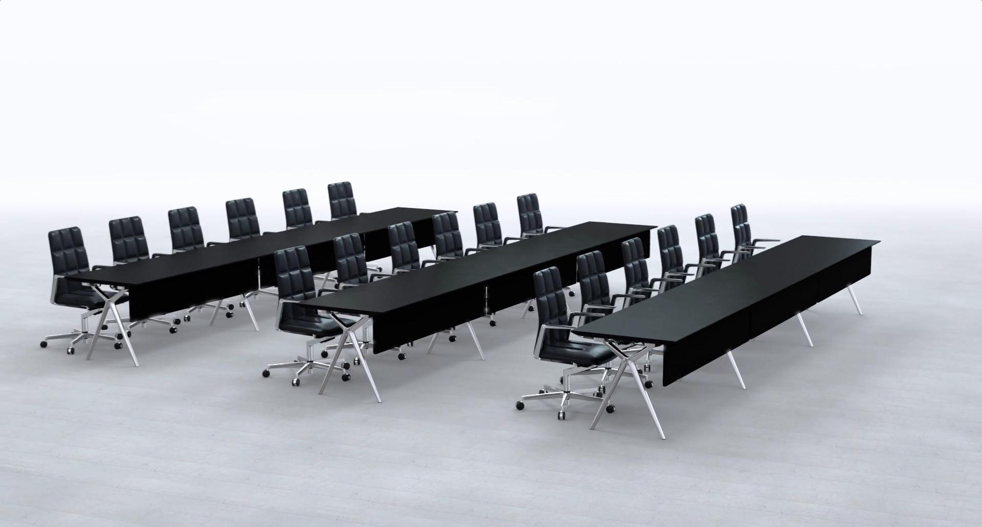 会议台|实木会议台|办公家具|华体（中国）家具|ConferenceX-组合会议台