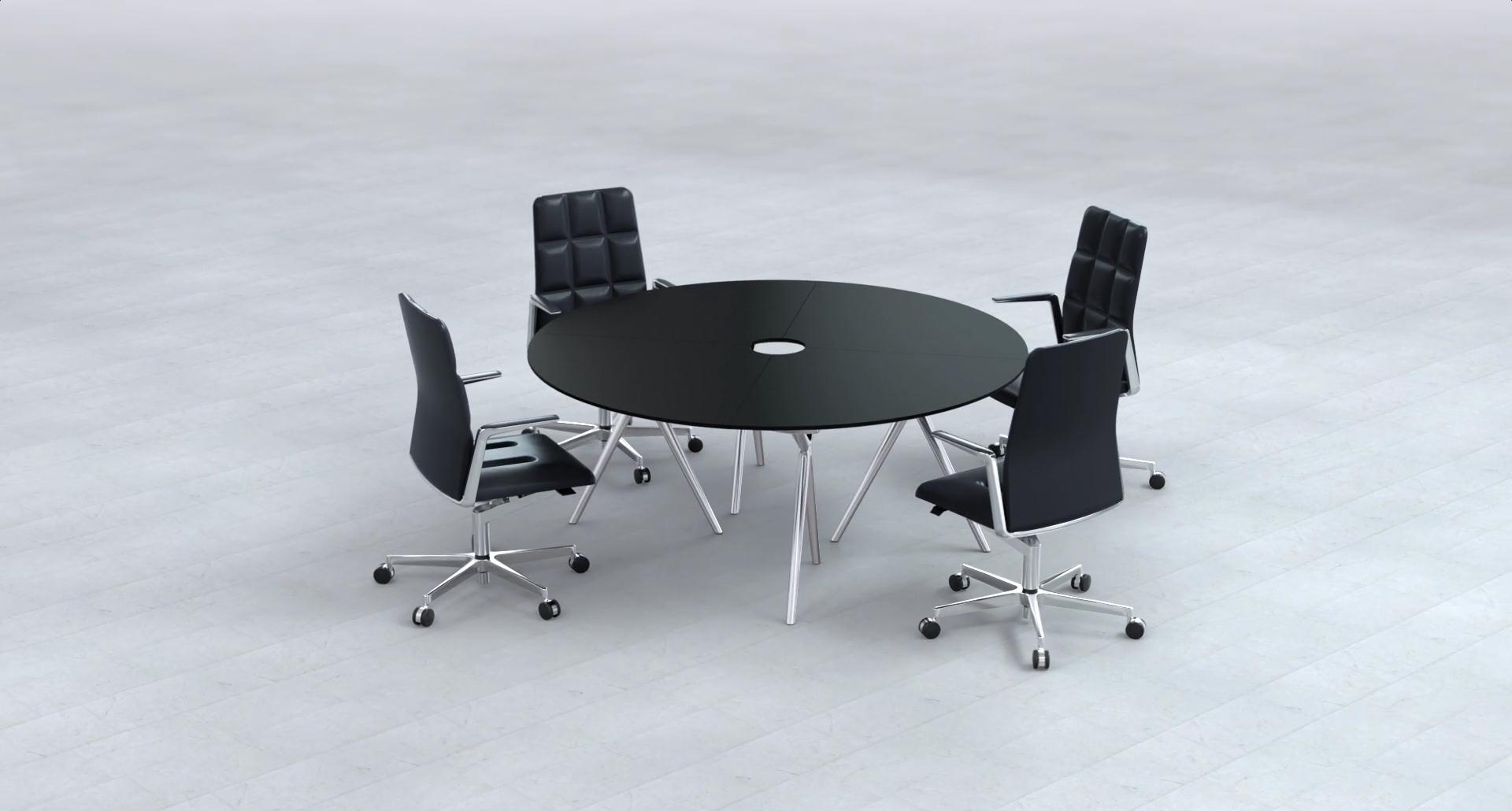 会议台|实木会议台|办公家具|华体（中国）家具|ConferenceX-组合会议台