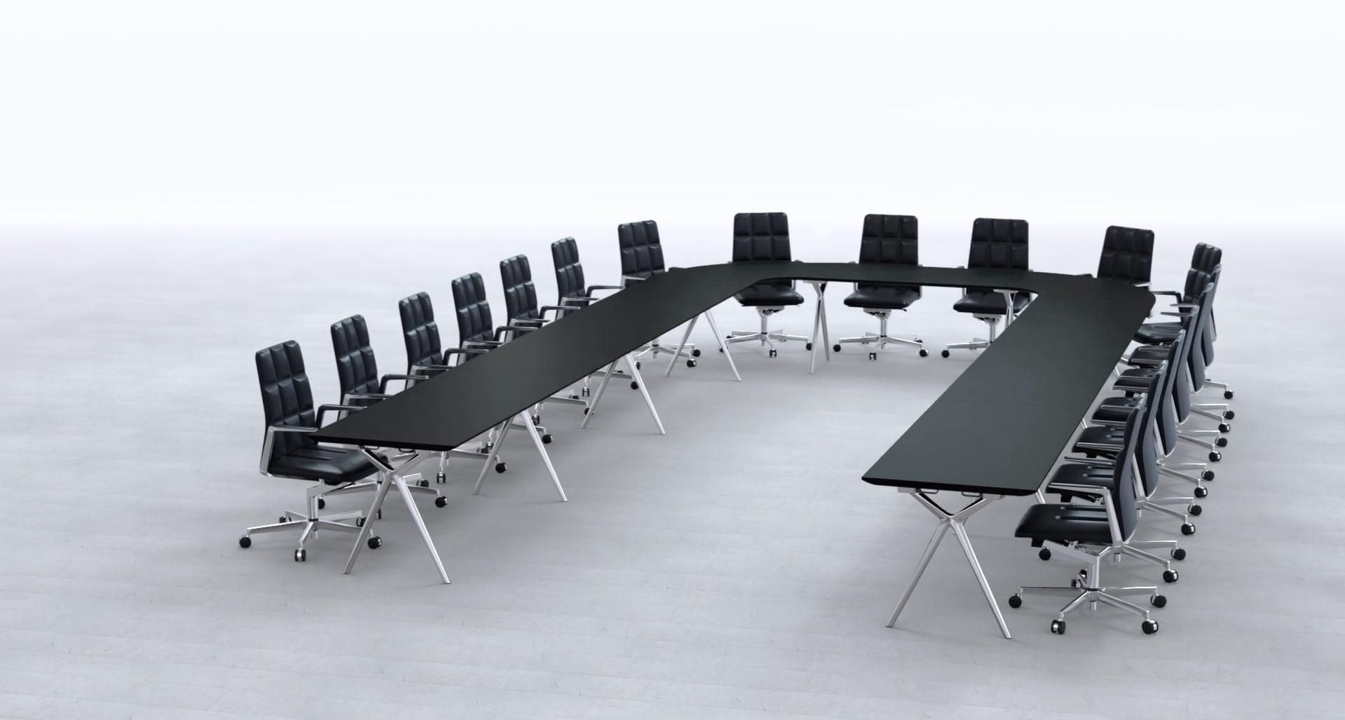 会议台|实木会议台|办公家具|华体（中国）家具|ConferenceX-组合会议台