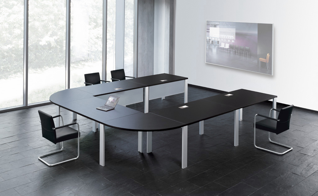 会议台|实木会议台|办公家具|华体（中国）家具|FRAME LITE会议台