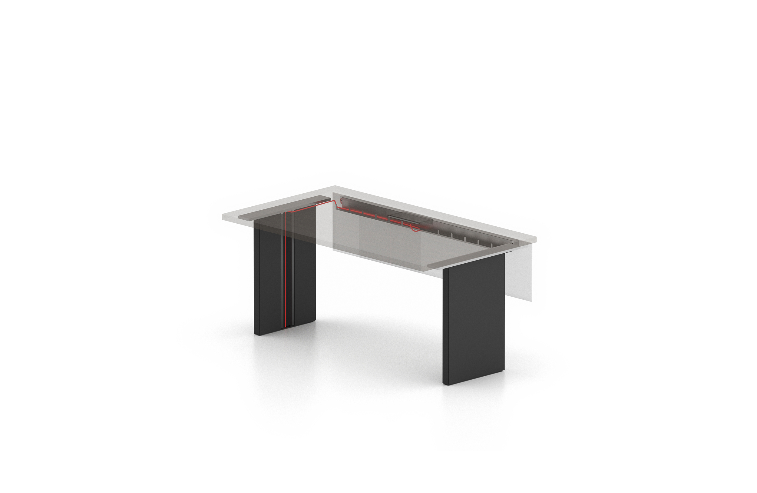 会议台|实木会议台|办公家具|华体（中国）家具|FRAME LITE会议台