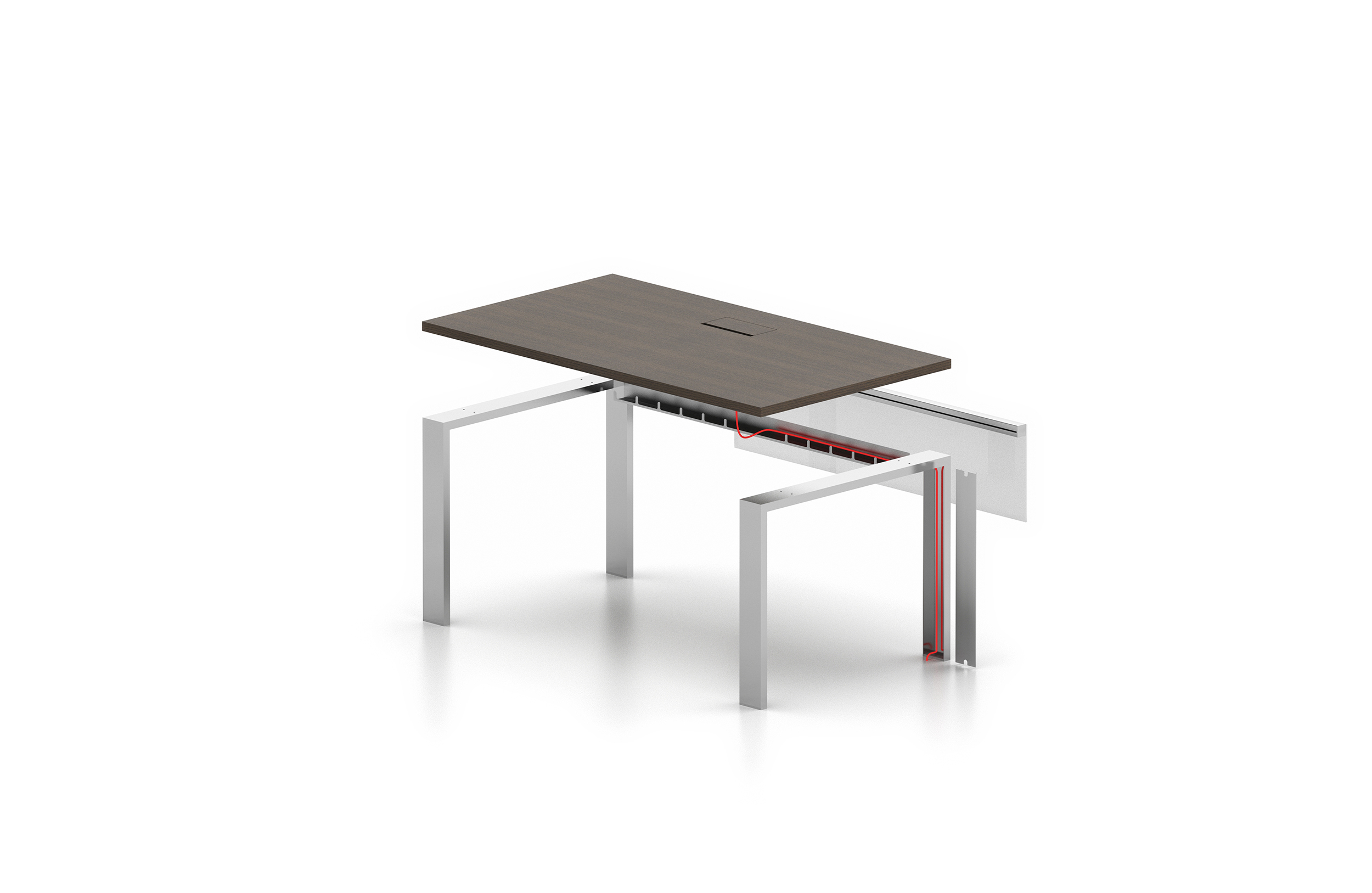 会议台|实木会议台|办公家具|华体（中国）家具|FRAME LITE会议台
