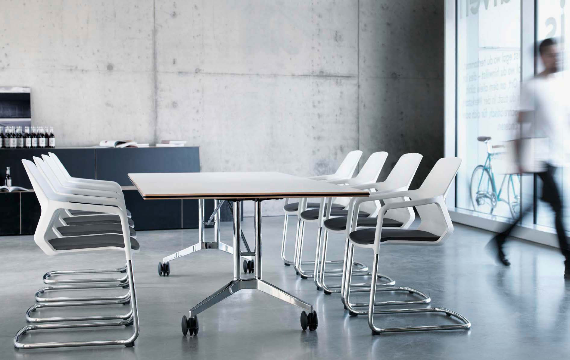 培训家具|布面培训椅|办公家具|华体（中国）家具|现代悬臂椅