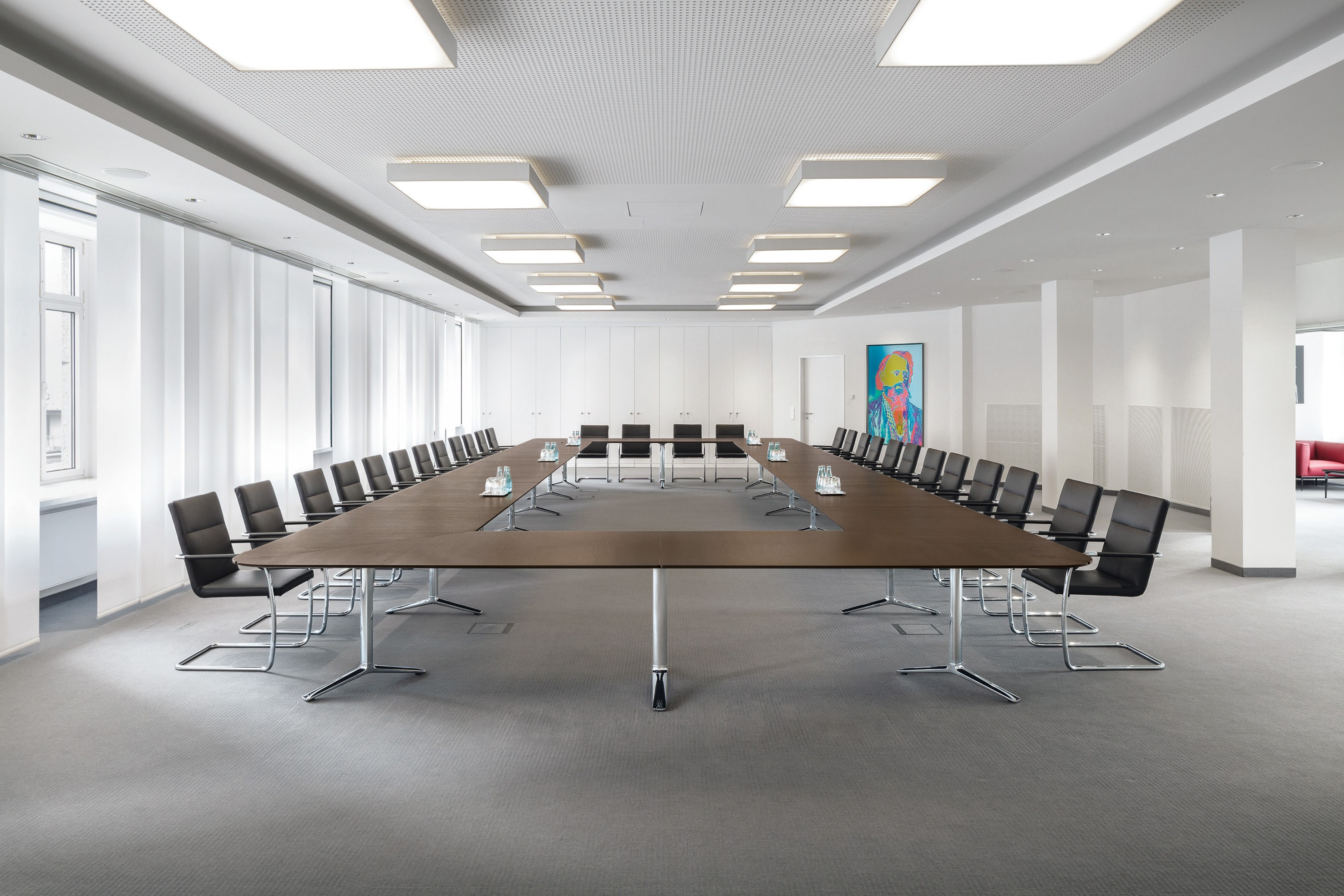 会议台|实木会议台|办公家具|华体（中国）家具|Talk系列会议桌