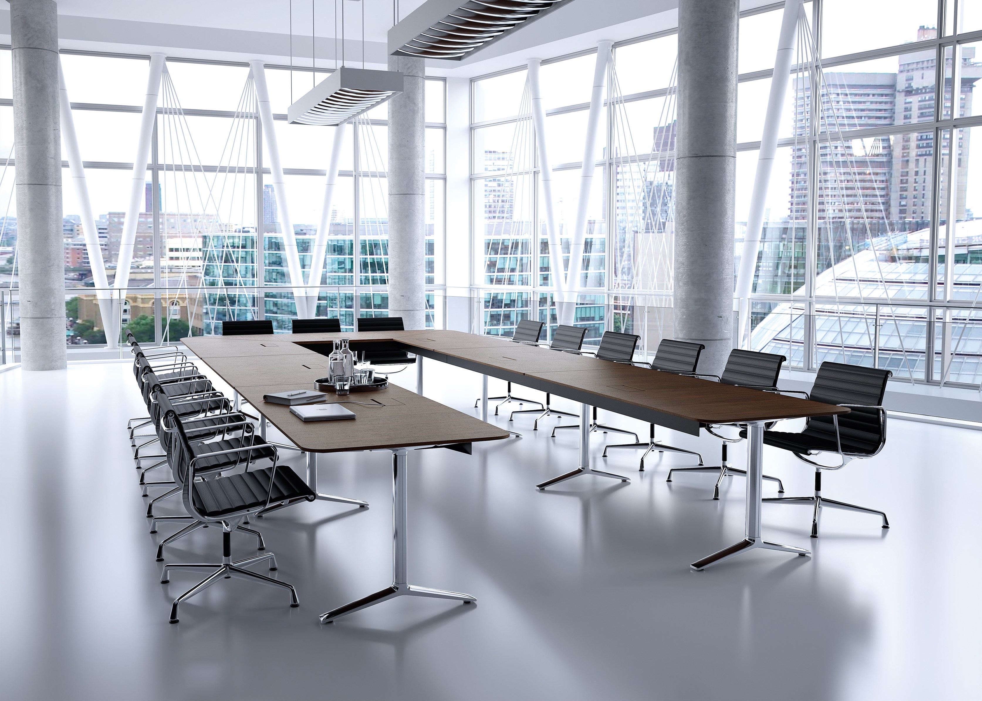 会议台|实木会议台|办公家具|华体（中国）家具|Talk系列会议桌