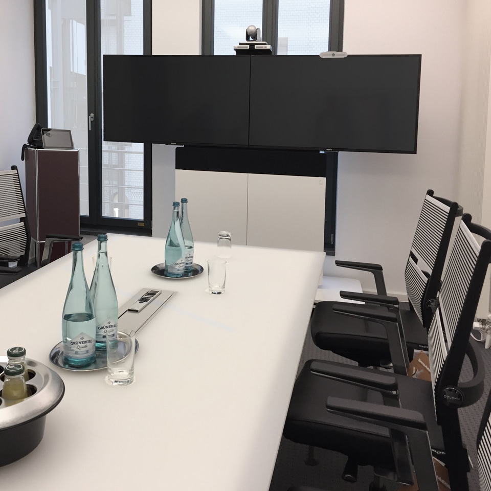 HUB视频系统|HUB视频应用|办公家具|华体（中国）家具|W8视频会议系统桌