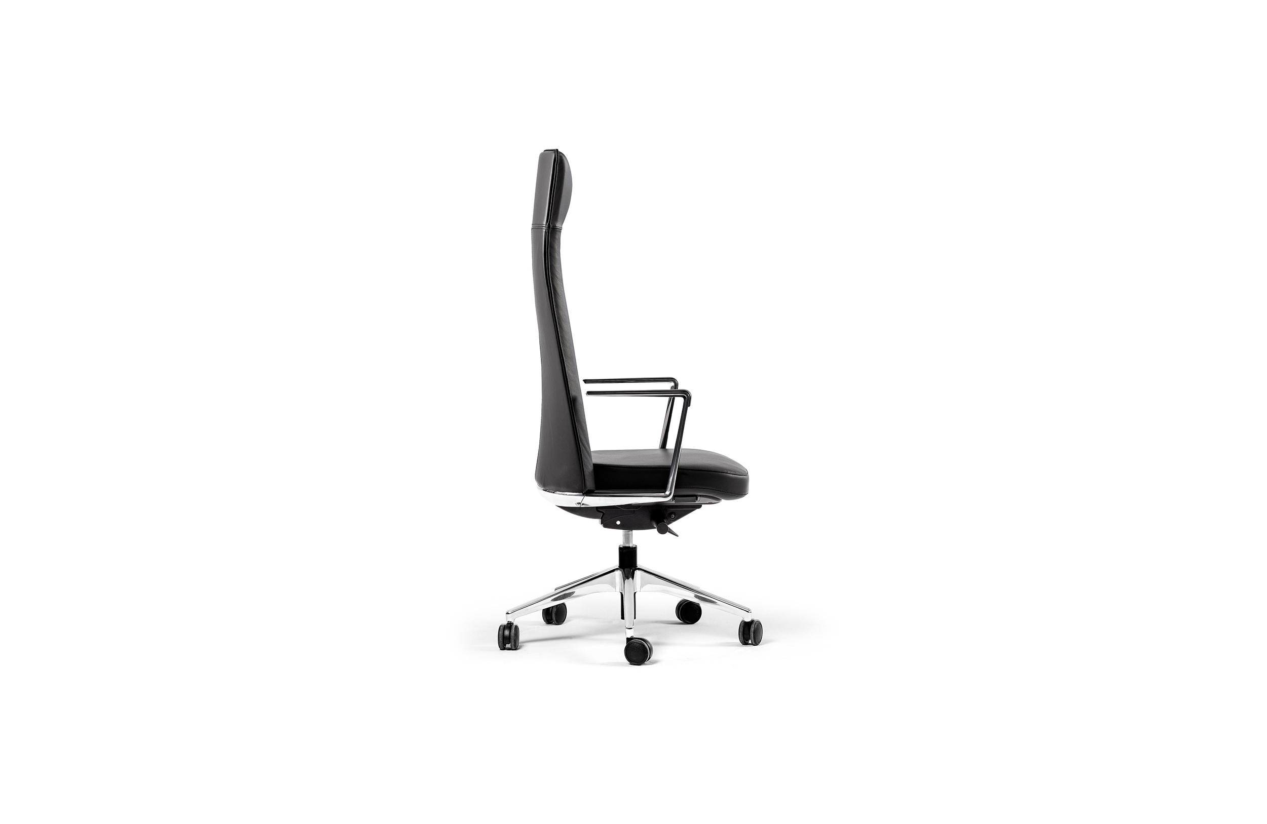 办公椅|现代真皮中班椅|办公家具|华体（中国）家具|CRON 大班椅系列
