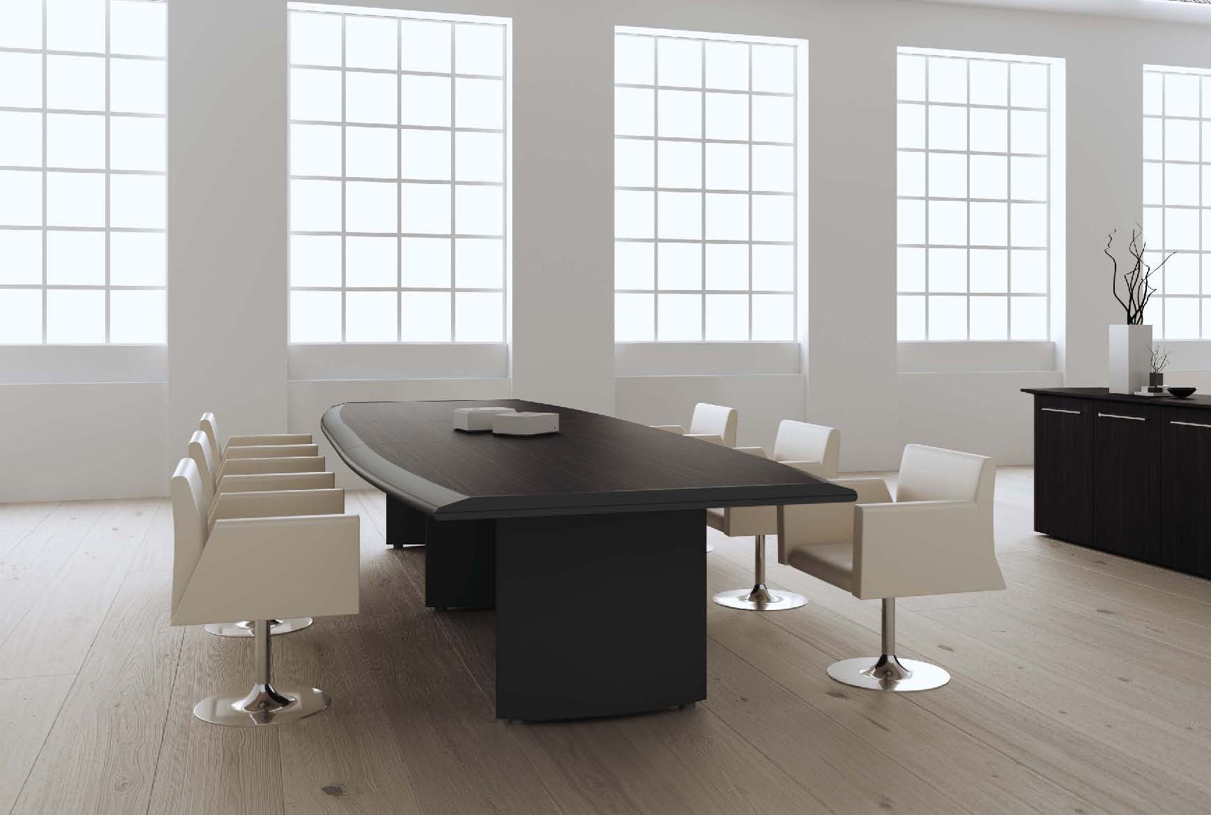 会议台|实木会议台|办公家具|华体（中国）家具|弧会议台