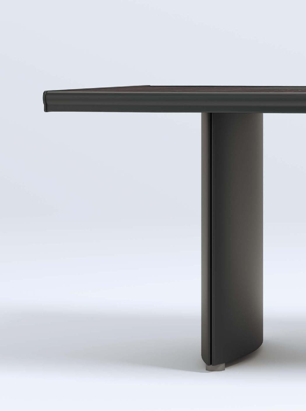 会议台|实木会议台|办公家具|华体（中国）家具|弧会议台