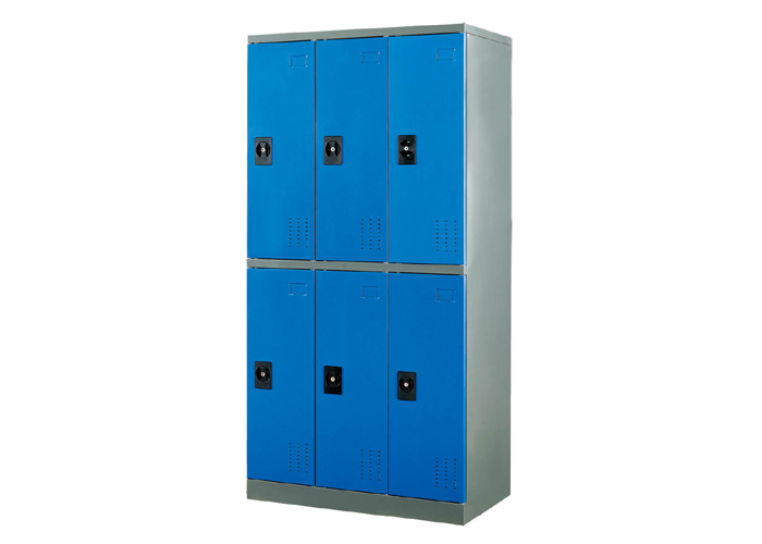 钢制家具|钢制更衣柜|办公家具|钢制六门更衣柜|更衣柜|衣柜 CG-NE-06A