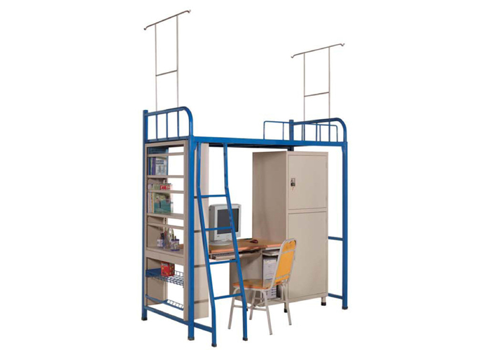 学校家具|学生公寓床|办公家具|组合单人床|多功能组合床，公寓单人床 CG-WK-13A