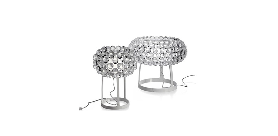 现代经典灯饰|台灯|办公家具|FOSCARINI Caboche 压克力水晶质感卡波球台灯 CGT79607